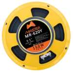 بلندگوی خودرو ماستر 6.5 اینچ فلزی میدرنج رنگ زرد مدل MR-620Y (نمای پشت)